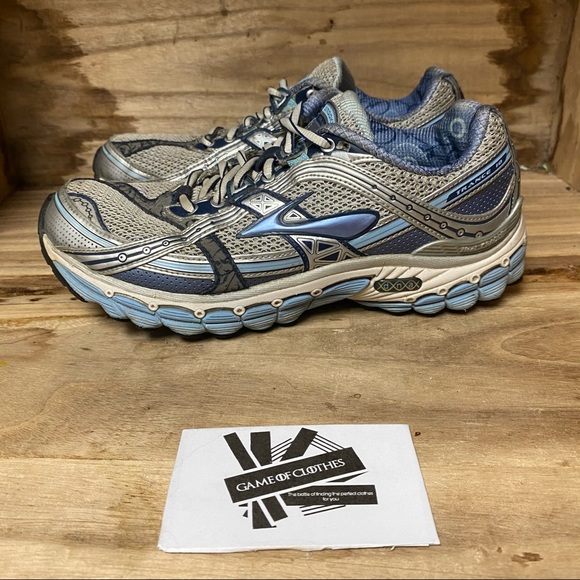 Brooks trance 10 grey blue running sneakers shoes - Picture 3 of 8